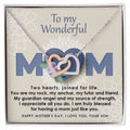 Mother And Son Interlocking Hearts Necklace - Joined For Life
