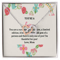 Daughter Gift From Mom Interlocking Hearts Necklace