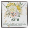 Sister Gift Idea Hearts Necklace For Sister Birthday Gift From Sister Sisters Jewelry Gift With Message Card Interlocking Hearts Necklace