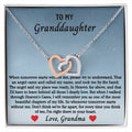 Tomorrow Without Me Love Necklace Interlocking Hearts Necklace