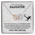 Don'T Ever Lose Sight Necklace Interlocking Hearts Necklace