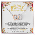 To The Woman I Love - Interlocking Hearts - So36 Interlocking Hearts Necklace