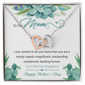 Interlocking Hearts To My Mom I Just Wanted To Let You Know That You Are A Simply Superb Interlocking Hearts Necklace