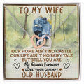 To My Wife - My Queen Forever Interlocking Hearts Necklace