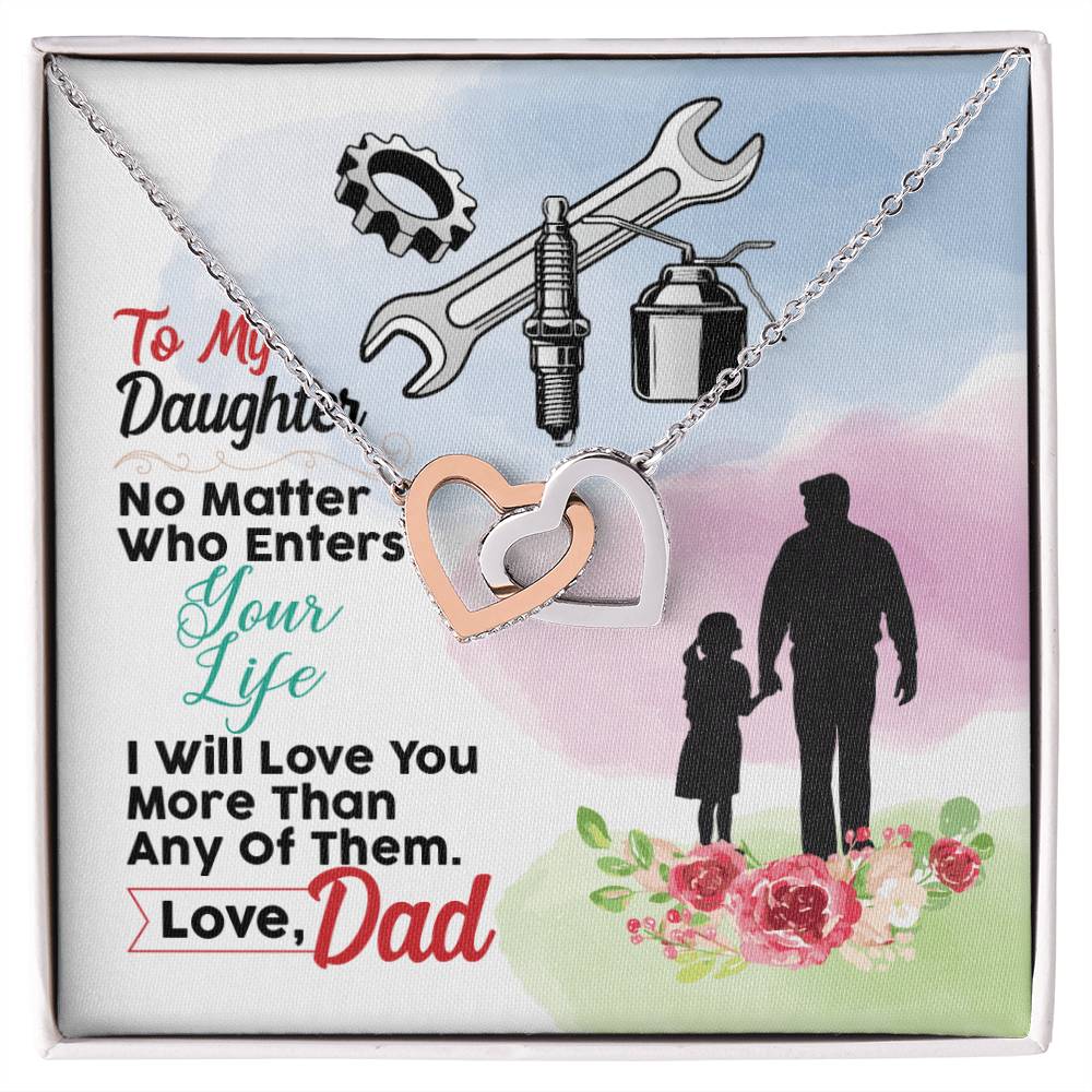 Mechanic'S Daughter - Interlocking Heart Necklace Interlocking Hearts Necklace