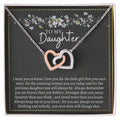 Gift For Daughter Interlocking Interlocking Hearts Necklace