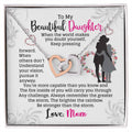 Gift For Daughter - Interlocking Heart Necklace Interlocking Hearts Necklace