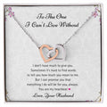 You Are My Heartbeat - Necklace Interlocking Hearts Necklace
