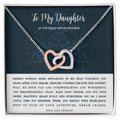 Going To College Necklace Interlocking Hearts Necklace