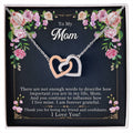 Love 4 Mom Interlocking Hearts Necklace