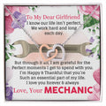 Mechanic'S Girlfriend - Interlocking Heart Necklace Interlocking Hearts Necklace
