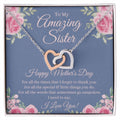 Mothers Day Gift For Sister Sister Mothers Day Gift Sister Necklace Gift On Mothers Day Sentimental Mothers Day Gift For Sister Jewelry Interlocking Hearts Necklace