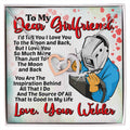 Welder'S Girlfriend- Interlocking Heart Necklace Interlocking Hearts Necklace