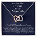 To My Person Nurse Week Special Interlocking Hearts Necklace