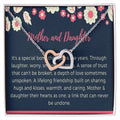 Mother And Daughter Necklace Set Mothers Day Gift Matching Mother Daughter Necklaces Wedding Gift Birthday 14Kt Gold Filled Rose Silver Interlocking Hearts Necklace