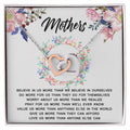 Meaningful Gift For Mothers Interlocking Hearts Necklace