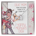 Thanks For Feeding Me Mothers Day Linked Hearts Necklace Interlocking Hearts Necklace