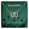 Aim For The Best - Interlocking Hearts Necklace