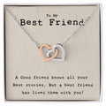 Bff Gift Best Friend Gift Soul Sisters Necklace Big Little Sorority Tribe Necklace Best Friend Love Necklace Interlocking Hearts Necklace