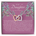 Pregnancy Gift For Daughter Baby Shower Gift Mom To Be Gift Expecting Mom Gift Pregnant Daughter Gift From Mom Interlocking Hearts Necklace