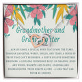 Grandmother & Granddaughter Necklace Grandma Gift Granddaughter Gift Jewelry For Family Birthday Gift Interlocking Hearts Necklace