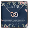 Niece Gift Gift To Niece From Aunt To My Niece Gift For Niece Moving Away Niece Christmas Gift Niece Birthday Gift Interlocking Hearts Necklace