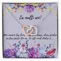 Unii Oameni Fac Lumea Mai Frumoasă Doar Pentru Că Fac Parte Din Ea! Interlocking Hearts Necklace