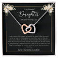 Daugther Wedding #2 Interlocking Hearts Necklace