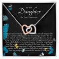 Pregnancy Gift For Daughter Baby Shower Gift Mom To Be Gift Expecting Mom Gift Pregnant Daughter Gift From Mom Interlocking Hearts Necklace