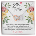 Perfect Necklace For Mom On Any Occasion Interlocking Hearts Necklace
