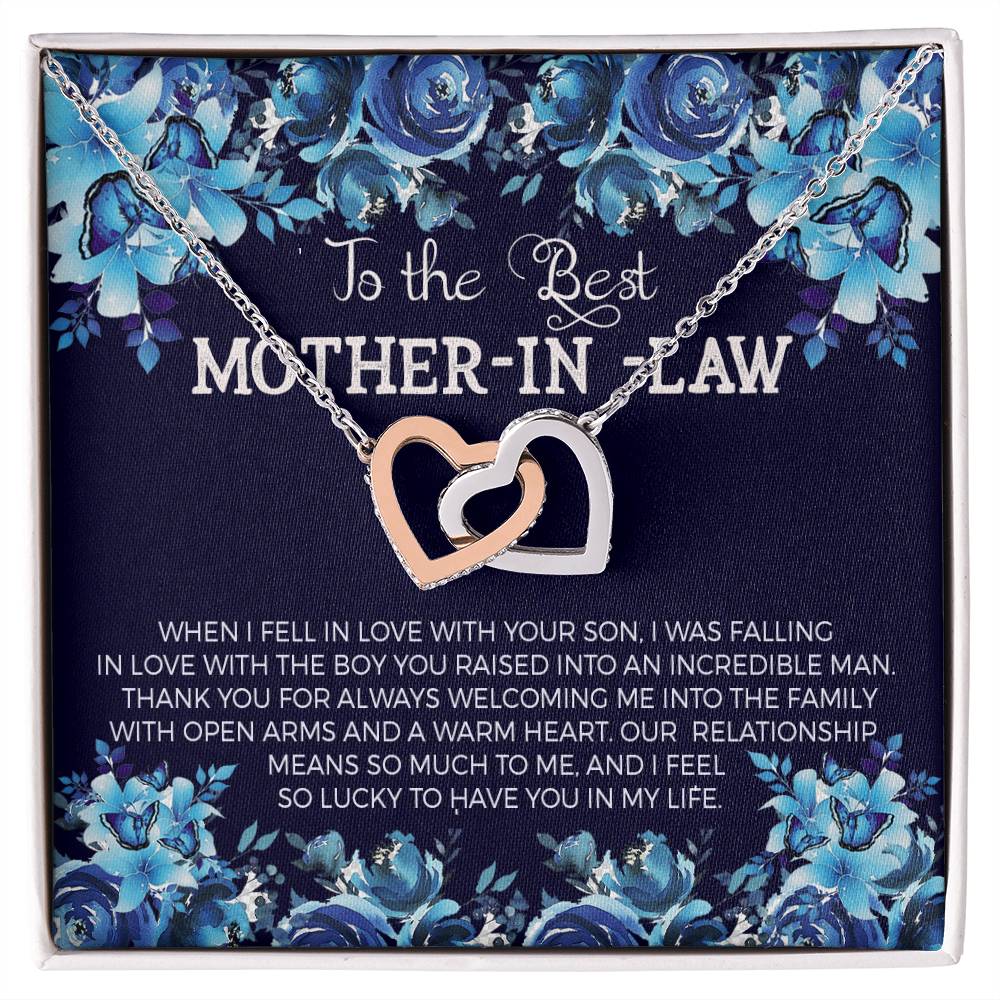 Mothers Day Gift From Daughter Son - Mother Necklace Gifts For Mom Mom Necklace Interlocking Hearts Interlocking Hearts Necklace