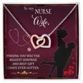 Interlocking Hearts Necklace Nurse Graduation Gift Nurse Gift Nurse Necklace Future Nurse Gift Gift For Nurse