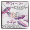 Mother In Law Necklace Gift Mother In Law Birthday Wedding Gift Interlocking Hearts Necklace For Mother In Law Mother Of The Groom Gift