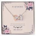 Heart To Heart Never-Ending Love Necklace From Son Interlocking Hearts Necklace