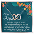 Two Hearts Never-Ending Love Necklace Interlocking Hearts Necklace
