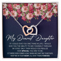 Surprise Gift For Daughter Interlocking Hearts Necklace