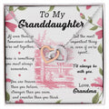 The Most Important Thing - Great Gift For Granddaughter Interlocking Hearts Necklace
