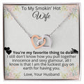 You'Re My Favorite Thing To Do - Interlocked Hearts Interlocking Hearts Necklace