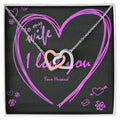 Luxury Gift For Wife 29 $ Only Interlocking Hearts Necklace