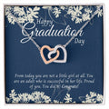 Gifts For Graduation Interlocking Hearts Necklace