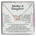 Gift For Mom - Our Bond Remains Closer Than Ever - Interlocking Interlocking Hearts Necklace