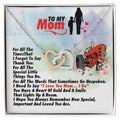 Farmer'S Mom - Interlocking Heart Necklace Interlocking Hearts Necklace