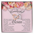 Wonderful Mom Interlocking Hearts Necklace