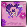 Happy Mother'S Day My First Love - Interlocking Hearts Necklace