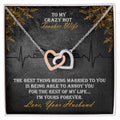 Hot Teacher Wife Interlocked Hearts Necklace Interlocking Hearts Necklace