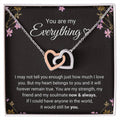 Connected By Hearts - Necklace Interlocking Hearts Necklace