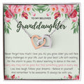 Gift From Grandmother To Granddaughter - Interlocking Hearts Necklace
