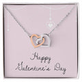 Happy Valentine'S Day - Necklace Interlocking Hearts Necklace