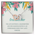 Grandmother Necklace Grandmother Gift Family Necklace Linked Hearts 14Kt Gold Filled Rose Sterling Silver Interlocking Hearts Necklace