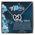 Infinity Love - To My Dearest Mom Necklace Interlocking Hearts Necklace
